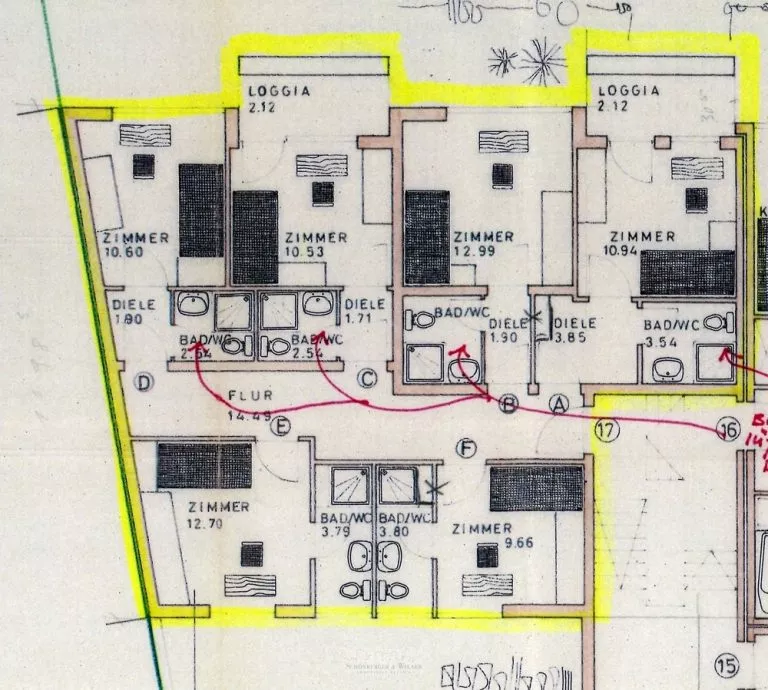 Immobilienangebot - Regensburg - Alle - Attraktive Wohnung mit 5 Zimmern & 5 Bädern – ideal für Kurzzeitvermietung, ca. 5,4 % Rendite