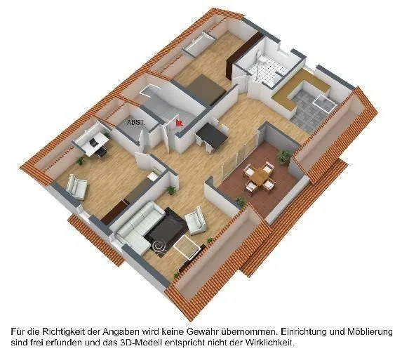Immobilienangebot - Regensburg - Alle - Wohnen am Regenufer!! Neuwertige 3,5 ZKB-Wohnung mit Dachterrasse