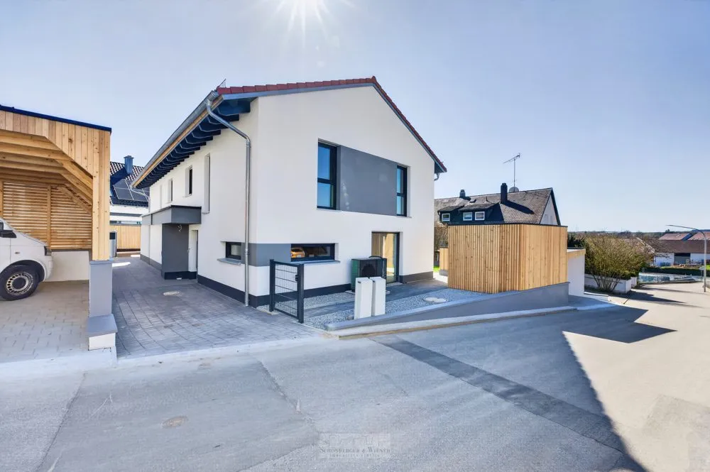 Immobilienangebot - Thalmassing - Alle - Hochwertige Neubau-Doppelhaushälfte KfW40 – Ihr neues Zuhause in Thalmassing!