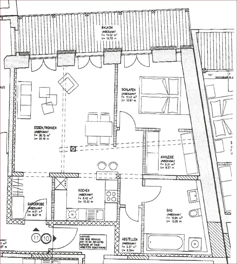 Immobilienangebot - Regensburg - Alle - Exklusive 2,5-Zimmer-Altstadtwohnung mit Balkon in hochwertig saniertem Denkmalobjekt