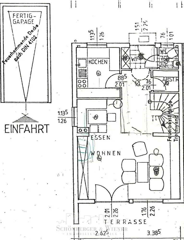 Immobilienangebot - Regenstauf - Alle - Gepflegte, zentral gelegene Doppelhaushälfte in Regenstauf!