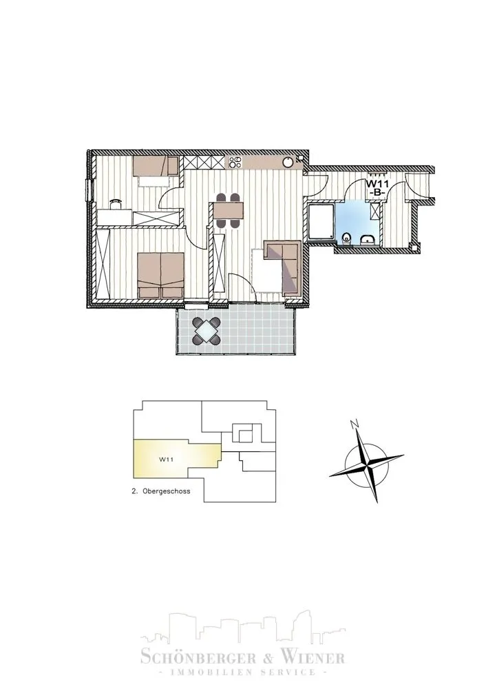 Immobilienangebot - Burglengenfeld - Alle - Modern wohnen in ruhiger Lage – 3-Zimmer-Neubauwohnung mit Südwestbalkon und Aufzug