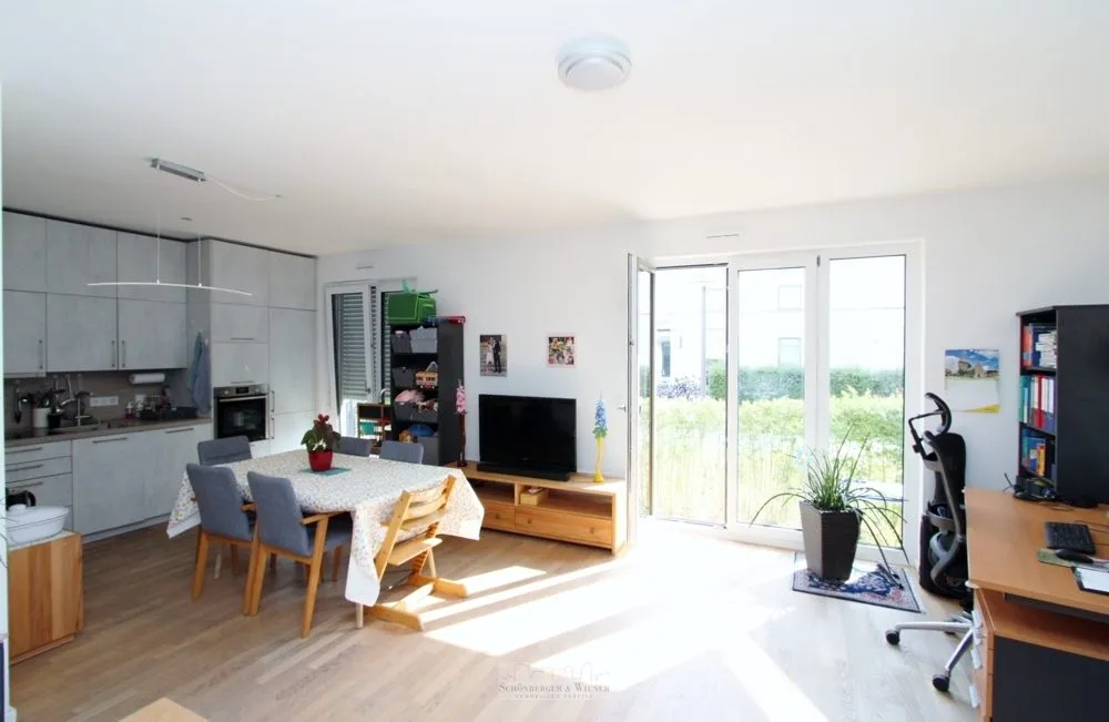 Immobilienangebot - Regensburg - Alle - Moderne 2-ZKB-Erdgeschosswohnung mit Terrasse im begehrten Dörnberg Quartier