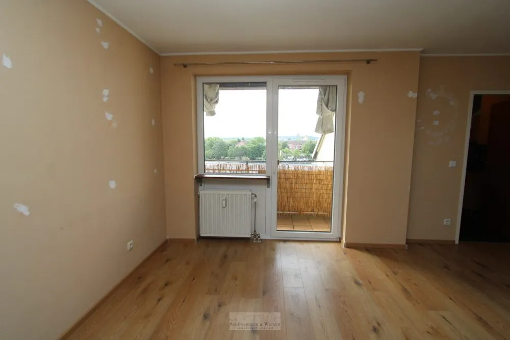 Immobilienangebot - Regensburg - Alle - Helle 1-Zimmer-Wohnung mit Südbalkon, Küche, Aufzug & Tiefgarage